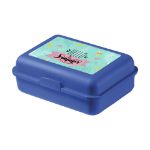 lunchbox van stevig bpa-vrij kunststof - blauw