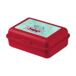 lunchbox van stevig bpa-vrij kunststof - rood