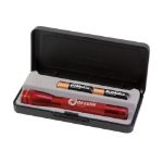 min maglite aa zaklamp - rood