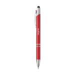 blauwschrijvende, aluminium stylus ebony - rood