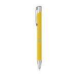 ebony soft touch pennen blauwschrijvend - geel