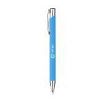 ebony soft touch pennen blauwschrijvend - licht blauw