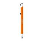 ebony soft touch pennen blauwschrijvend - oranje