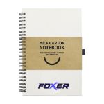 melkkarton wire-o a5 notitieboek