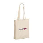 katoenen winkeltas met lange hengsels 165 gr
