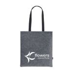 vilten winkeltas met katoenen hengsels - grijs