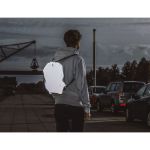 polyester trekkoord rugzak. reflex