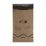 rechthoekige, beukenhouten sleutelhanger.