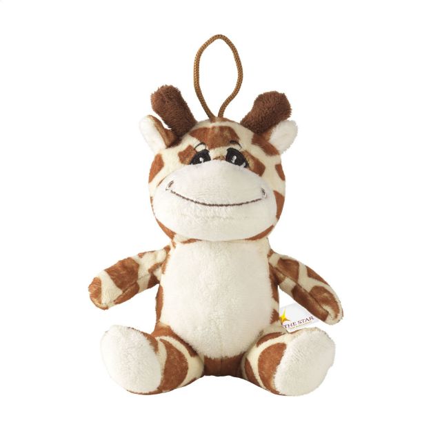 pluche knuffelgiraffe uit de animal friend serie.
