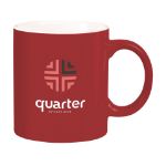 mok van hoogwaardig keramiek 350 ml - rood