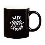 mok van hoogwaardig keramiek 350 ml - donkergrijs