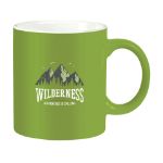 mok van hoogwaardig keramiek 350 ml - licht groen