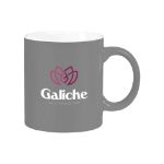 mok van hoogwaardig keramiek 350 ml - grijs