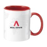full colour mug colorato 350 ml - rood