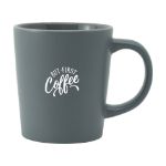 keramieke mok vaatwasmachinebestendig mat 250 ml - grijs