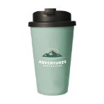 eco coffee mug premium deluxe 350 ml thermosbeker - groen