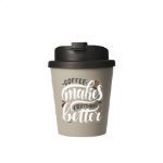 eco coffee mug premium plus 250 ml koffiebeker - bruin