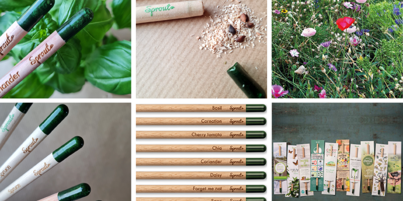 Sprout® groeipotlood voor de Dag van de Aarde