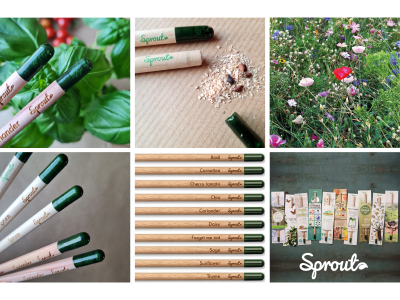Sprout® groeipotlood voor de Dag van de Aarde
