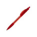 balpen cosmo grip transparant - rood
