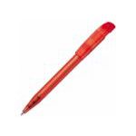 balpen s45 clear transparant - rood
