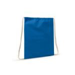 rugzak katoen oeko-tex® 140g/m2 35x45cm - blauw