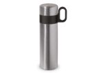 thermofles flow met handvat 500 ml - zilver