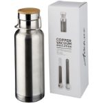 koperen thermosfles thor 480 ml - zilver