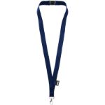 tom gerecyclede pet lanyard met sluiting - marine
