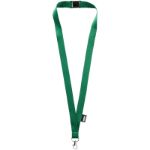 tom gerecyclede pet lanyard met sluiting - groen