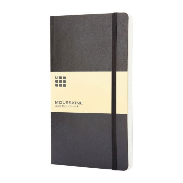 moleskine classic pk soft cover notitieboek - zwart