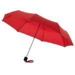 3 section opvouwbare paraplu 97 cm volga - rood