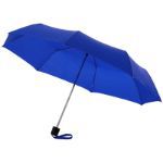 3 section opvouwbare paraplu 97 cm volga - blauw