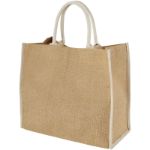 grote jute tas - wit