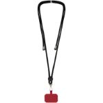 kubi lanyard voor telefoon - rood
