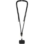 kubi lanyard voor telefoon - zwart