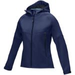coltan dames grs-gerecycled softshell jack - marine