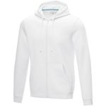 ruby heren gots biologische grs-gerecyclede hoodie - wit