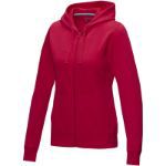 ruby dames gots biologische grs-gerecycled hoodie - rood