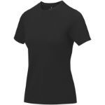 dames t-shirt 160 gr - zwart