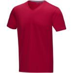 v-hals t-shirt 200 gr - rood