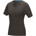 v-hals dames t-shirt 200 gr - grijs