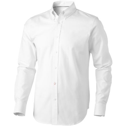 heren shirt lange mouw - wit
