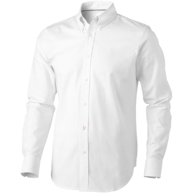 heren shirt lange mouw - wit