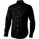 heren shirt lange mouw - zwart