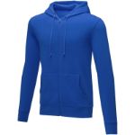 theron heren hoodie met ritssluiting - blauw