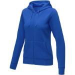 theron dames hoodie met ritssluiting - blauw