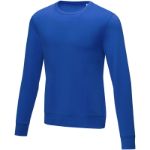 zenon heren sweater met ronde hals - blauw