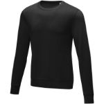 zenon heren sweater met ronde hals - zwart