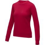 zenon dames sweater met ronde hals - rood